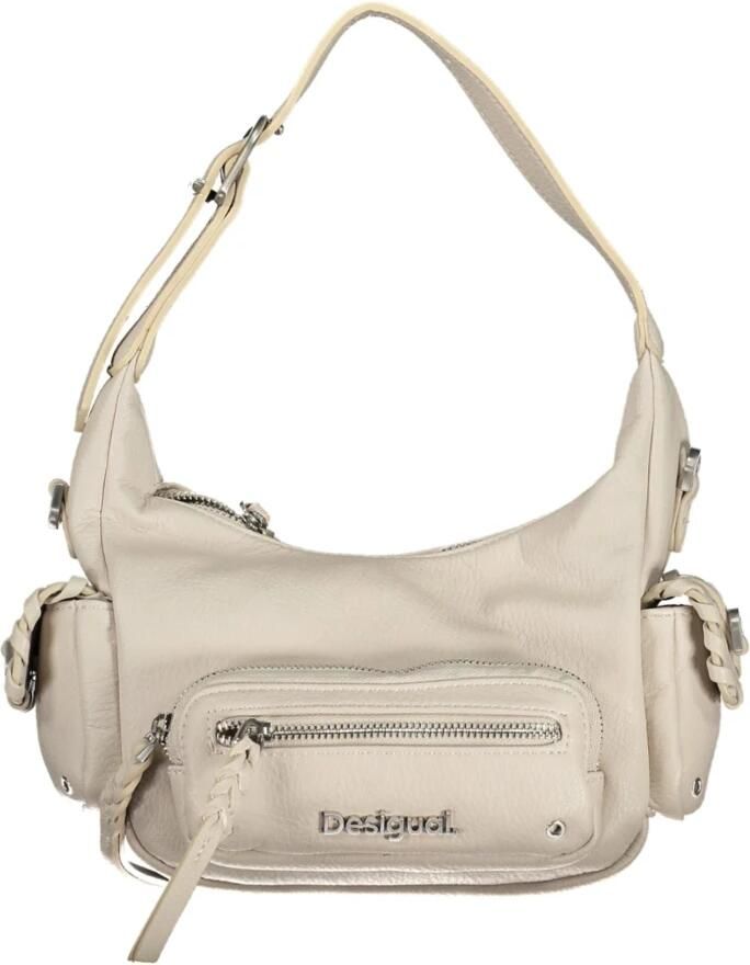 Desigual Witte Dames Tas met Verstelbare Handvatten White Dames - Foto 3