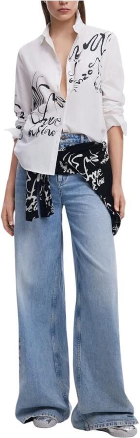 Desigual Overhemd Casual Overhemd Lange Mouw Overhemd met Kraag - Foto 4