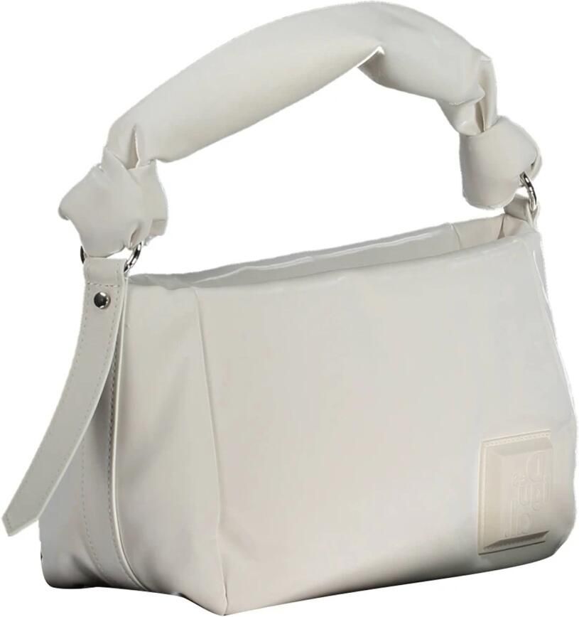 Desigual Witte Polyester Handtas met Schouderband White Dames
