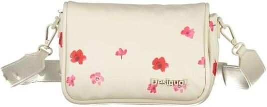 Desigual Witte Polyethyleen Schoudertas met Kettinghandvat White Dames - Foto 3