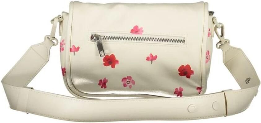 Desigual Witte Polyethyleen Schoudertas met Kettinghandvat White Dames - Foto 2