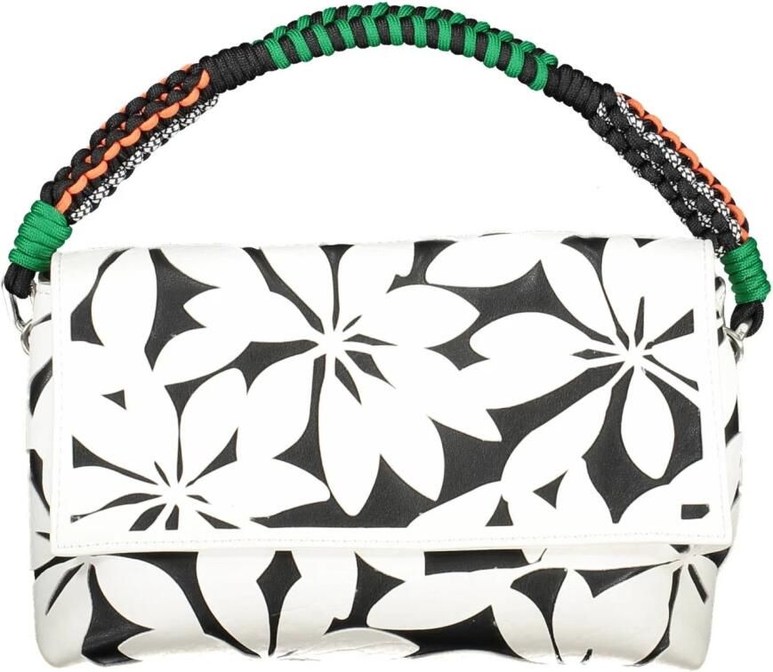 Desigual Witte Schoudertas met Afneembaar Handvat en Verstelbare Band White Dames - Foto 2