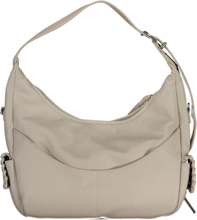 Desigual Witte Schoudertas met Verstelbare Band White Dames