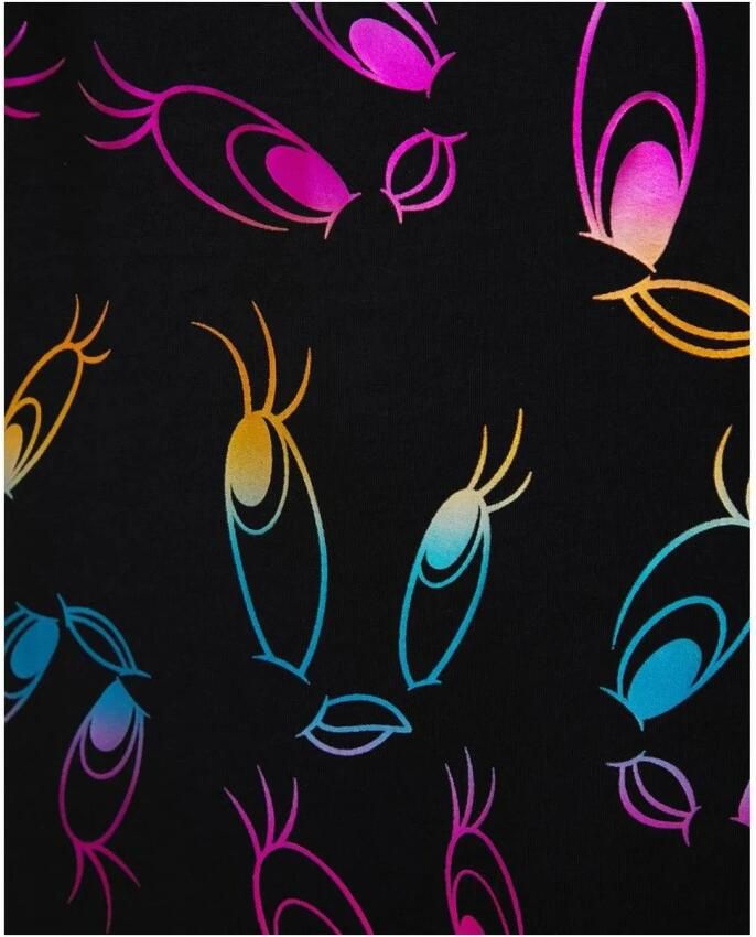 Desigual Gedrukte Tanktop met Lage V-hals Black Dames