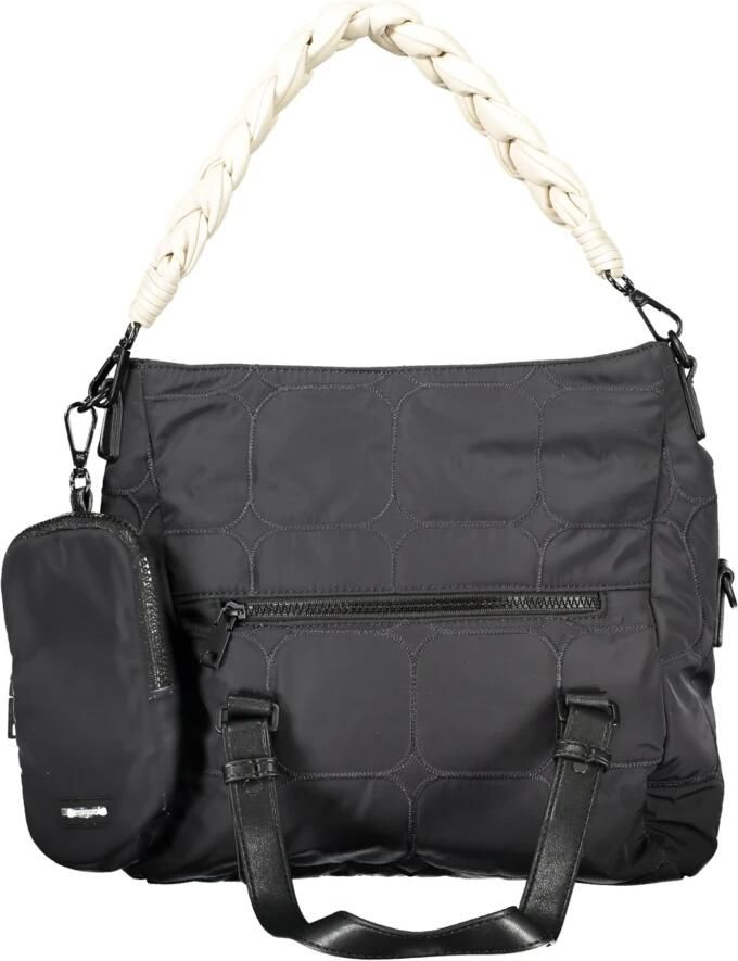 Desigual Zwarte dames tas met afneembare schouderband en verstelbare crossbody band Black Dames - Foto 2