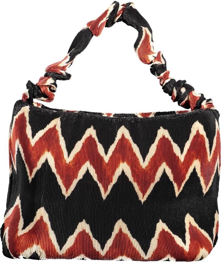 Desigual Elegante zwarte schoudertas met contrasterende details Multicolor Dames