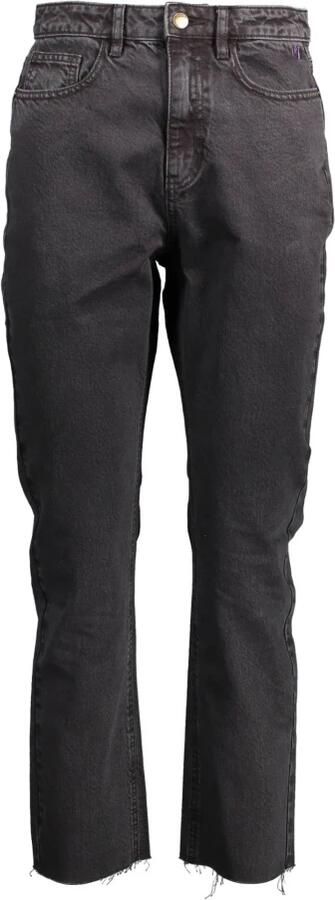 Desigual Zwarte Jeans met Rits en Knoopsluiting voor Dames Black Dames