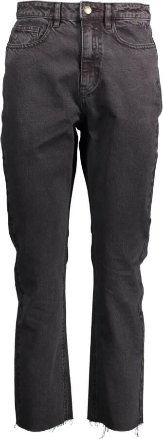 Desigual Zwarte Jeans met Rits en Knoopsluiting voor Dames Black Dames