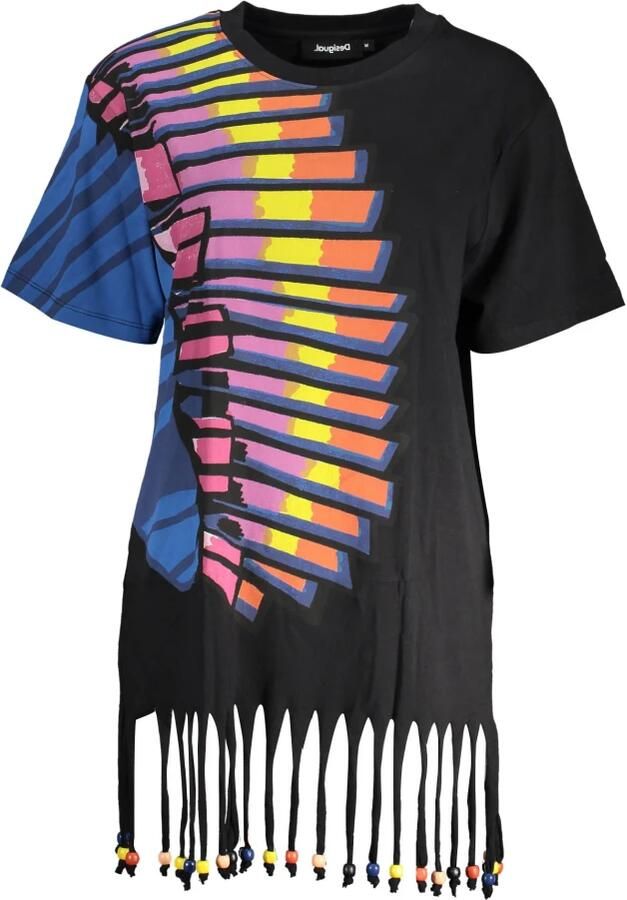 Desigual Chique Jurk met Contrastprint en Logodetail Multicolor Dames - Foto 2