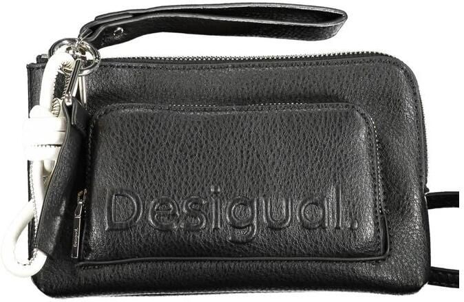 Desigual Verstelbare Schoudertas met Contrasterende Details Black Dames - Foto 3