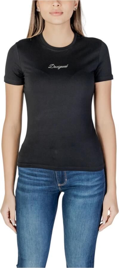 Desigual Overhemd TShirt Crystal-logo met korte mouwen