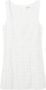 Desigual Witte Polyester Jurk Mouwloos Vierkante Halslijn White Dames - Thumbnail 1