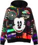 Desigual Glitch Mickey Mouse Oversize Sweater Black Dames - Thumbnail 2