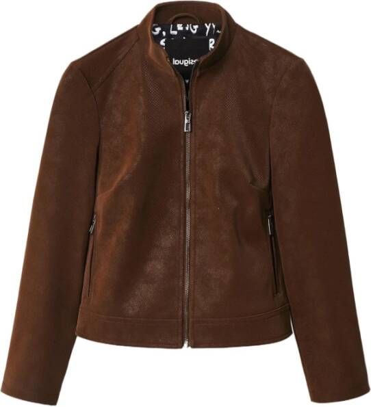 Desigual Leren Jas LAS VEGAS - Foto 2