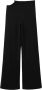 Desigual Zwarte Wide-Leg Palazzo Broek Black Dames - Thumbnail 1