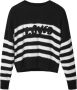 Desigual Gestreepte Gebreide Kleding voor Vrouwen Black Dames - Thumbnail 3