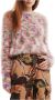 Desigual Chique shirt met lange mouwen en contrastdetails in roze Multicolor Dames - Thumbnail 7