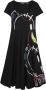 Desigual jurk met grafische print zwart - Thumbnail 2