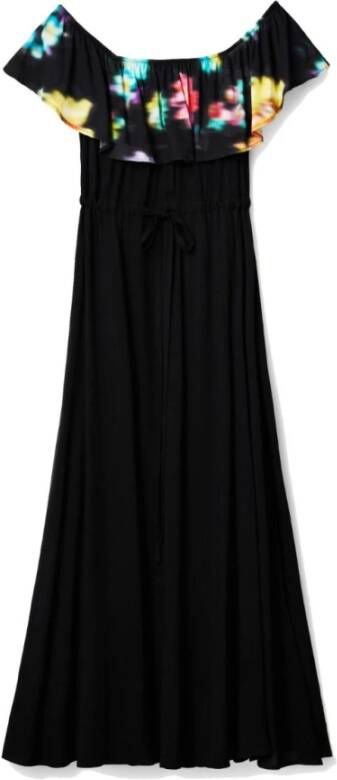 Desigual Maxi Dresses Zwart Dames