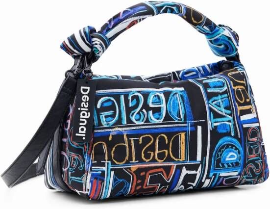 Desigual Medium schoudertas met logo voor vrouwen Arty Meerkleurig Dames
