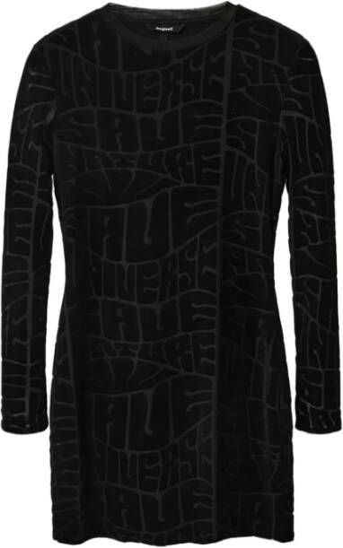 Desigual Women's Dress Black Dames