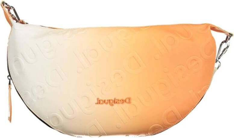 Desigual Uitbreidbare Oranje Handtas met Verstelbare Schouderband Orange Dames - Foto 4