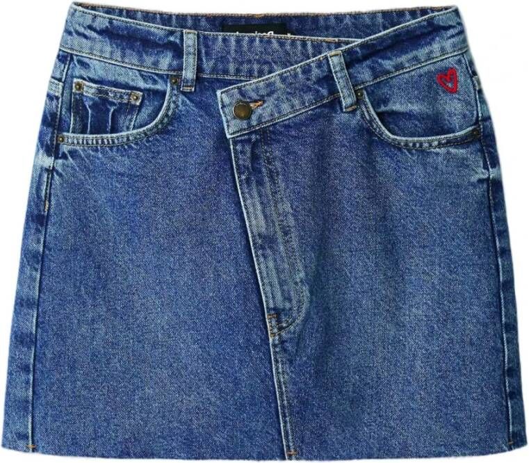 Desigual Dames Rok Lichtblauw Blue Dames - Foto 2