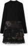 Desigual Chique hooggesloten jurk met lange mouwen Black Dames - Thumbnail 2