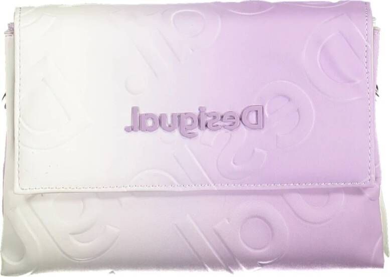 Desigual Purple Polyurethane Handbag Paars Dames
