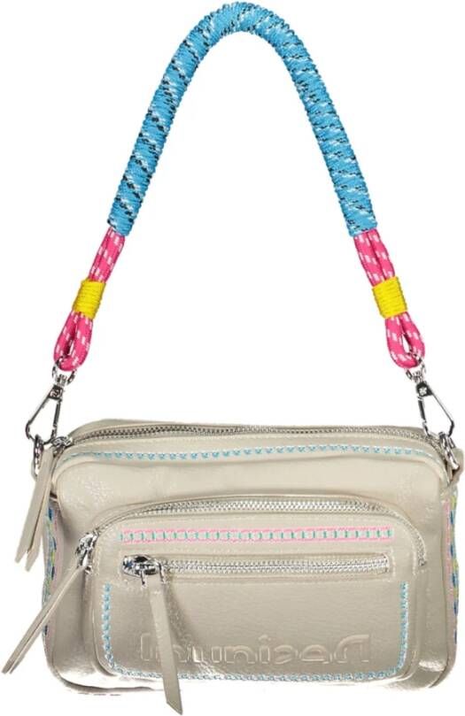 Desigual Beige Raven Cambridge Mini Tas Beige Dames