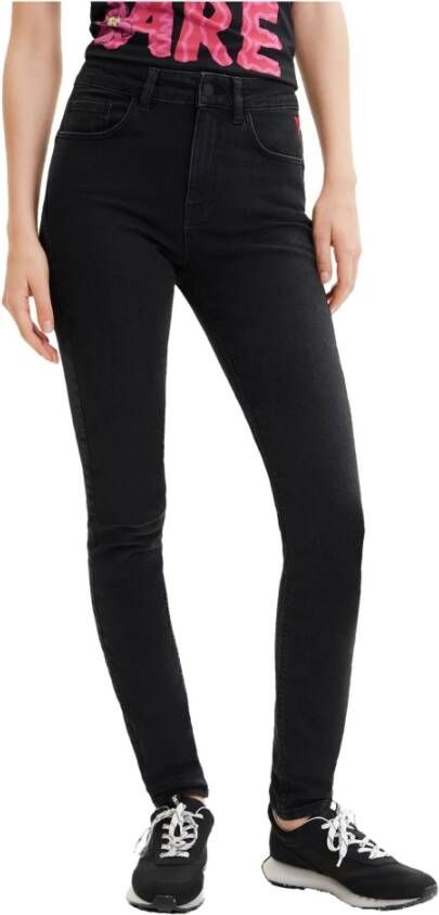 Desigual Skinny Jeans Zwart Dames