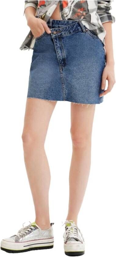 Desigual Skirts Blauw Dames