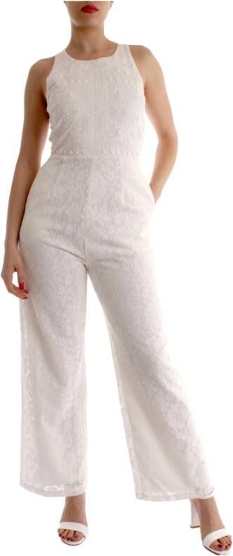 Desigual Straight Trousers Wit Dames
