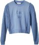 Desigual Sweatshirt Blauw Dames - Thumbnail 1