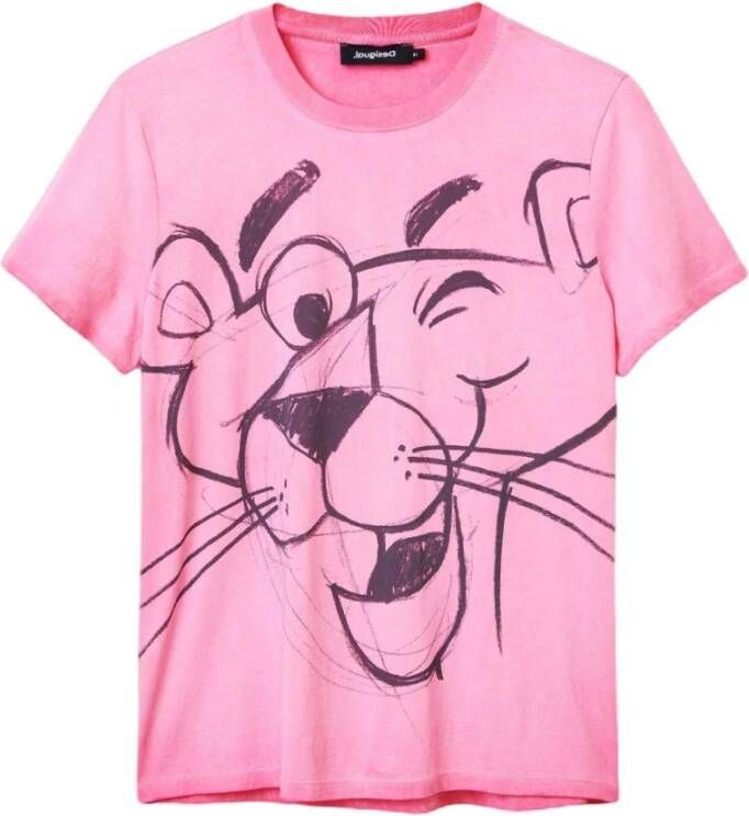 Desigual T-Shirts Roze Dames
