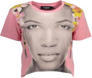 Desigual T-shirts Roze Dames