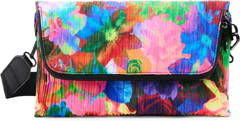 Desigual Florale Rits Tas voor Vrouwen Meerkleurig Dames