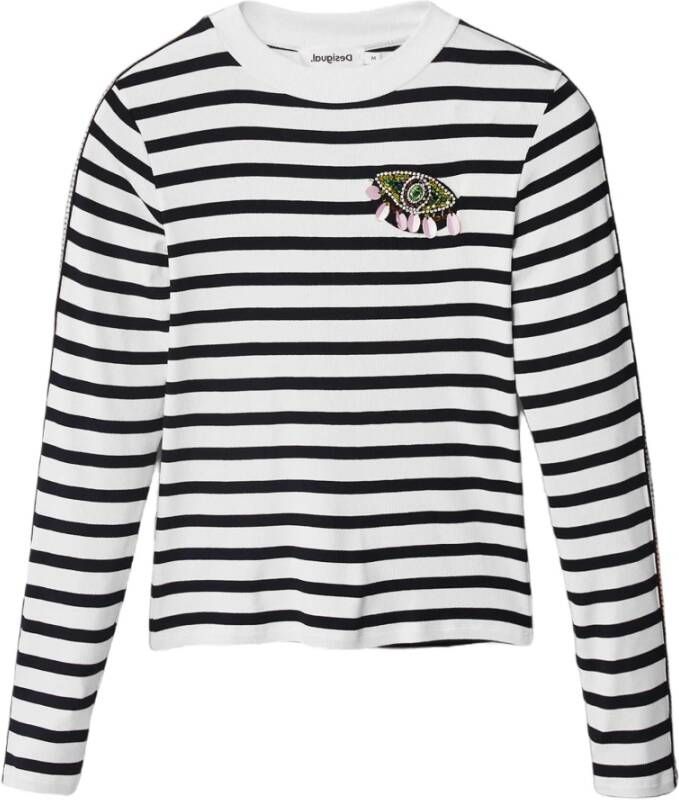 Desigual Ts lima 22wwtka11 Wit Dames