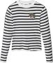 Desigual Ronde Hals Trui White Dames - Thumbnail 1