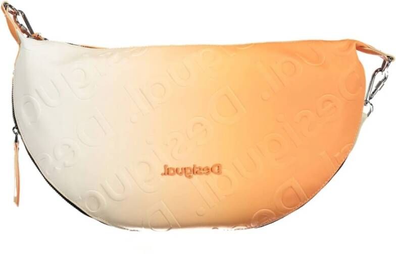 Desigual Uitbreidbare Oranje Handtas met Verstelbare Schouderband Orange Dames
