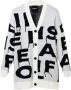 Desigual Witte Polyester Sweater met Contrasterende Details Wit Dames - Thumbnail 5