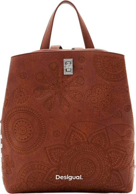 Desigual Dejavu Mini Rugzak Herfst Winter Collectie Brown Dames