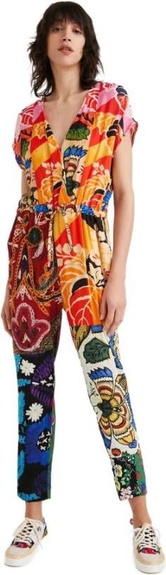 Desigual Women& Jumpsuit Oranje Dames