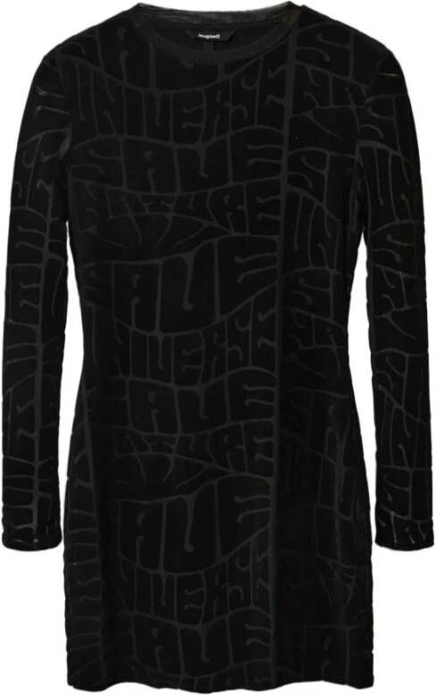 Desigual Women's Dress Black Dames