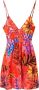Desigual Korte jurk met tropische uitsnijding voor vrouwen Meerkleurig Dames - Thumbnail 2