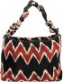 Desigual Zwarte Katoenen Handtas met Schouderhengsel en Ritssluiting Multicolor Dames - Thumbnail 1