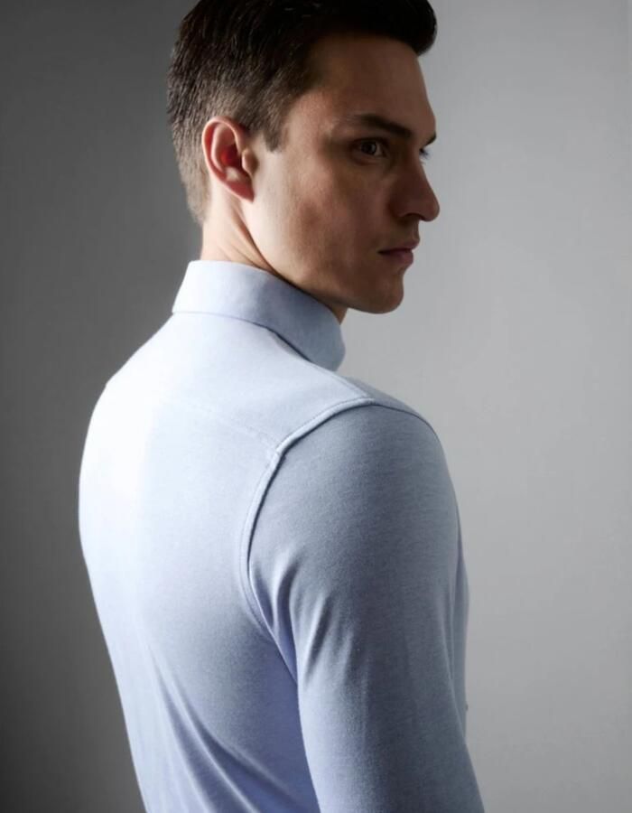 Desoto Overhemd met lange mouwen Jersey overhemd Essential Hai lange mouw - Foto 5