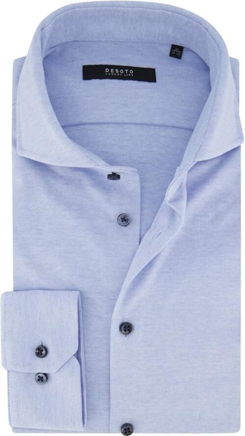 Desoto Luxury overhemd blauw 30008-30 507 Blauw Heren - Foto 6