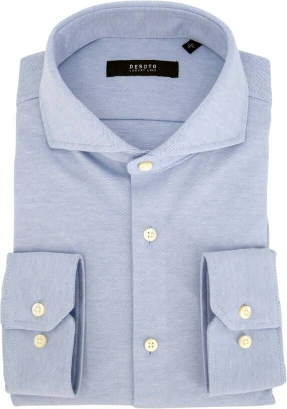 Desoto Luxe hai shirt 30008-30 507 Blauw Heren