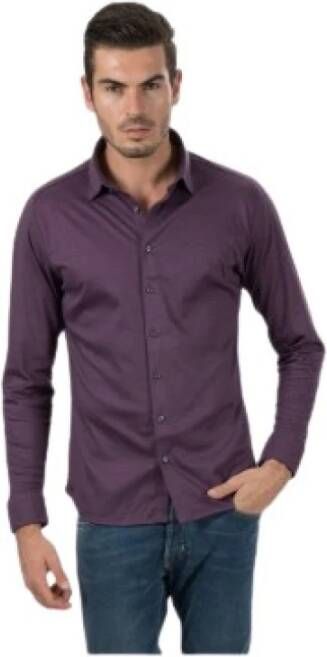 Desoto Overhemd Purple Heren